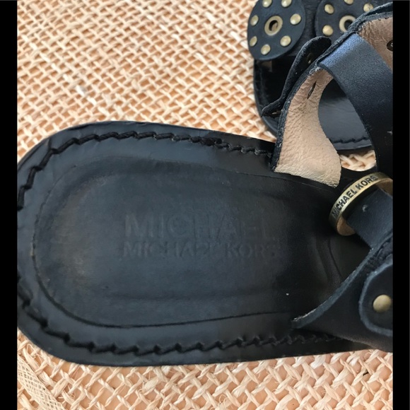 VTG MICHAEL KORS LEATHER Sz8.5 HEELS - Picture 3 of 8